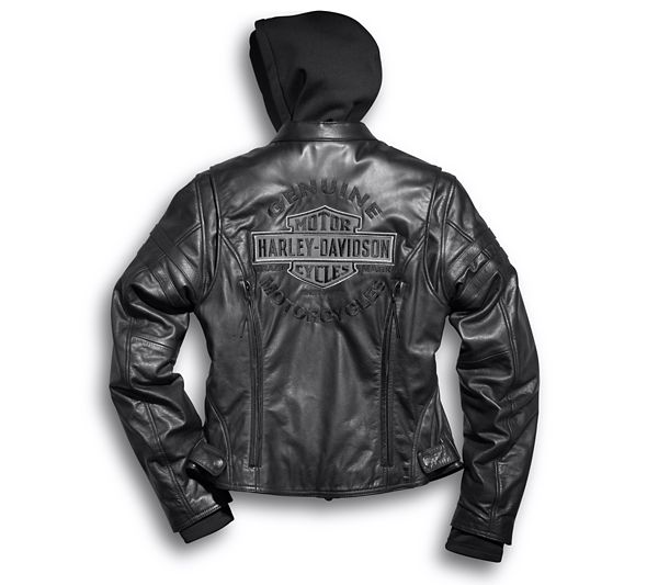 Harley Davidson Women's Miss Enthusiast 3-in-1 Leather Jacket