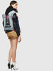 DIESEL L-MARALI Leather jacket with triple-layer effect