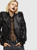 DIESEL L-IGE Biker jacket with padded detailing