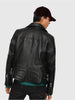 DIESEL L-KRAMPIS Leather motorcycle jacket