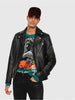 DIESEL L-KRAMPIS Leather motorcycle jacket