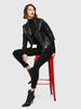 DIESEL L-LYFA Biker jacket in nappa leather