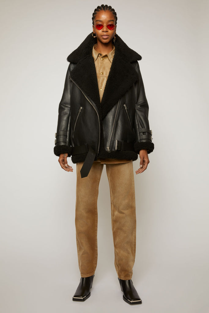 Acne studio shearling jacket fashion