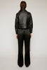 ACNE STUDIOS Cropped biker jacket black