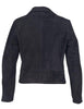 SCHOTT NYC Women's Fitted Suede Motorcycle Jacket