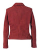 SCHOTT NYC Women's Fitted Suede Motorcycle Jacket