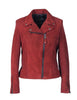 SCHOTT NYC Women's Fitted Suede Motorcycle Jacket