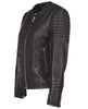 SCHOTT NYC Womens Lambskin Cafe Jacket