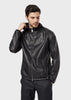 GIORGIO ARMANI  Reversible blouson with hood in nappa leather and fabric