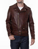 Schott NYC Waxy Natural Cowhide 50's Perfecto® Motorcycle Leather Jacket
