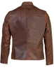 Schott NYC Unlined Cowhide Cafe Racer Leather Jacket