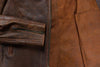 Schott NYC Unlined Cowhide Cafe Racer Leather Jacket