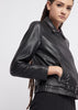 EMPORIO ARMANI  Garment-dyed jacket in tumbled nappa leather