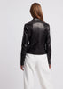 EMPORIO ARMANI  Biker jacket in glove-like nappa leather