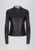 EMPORIO ARMANI  Biker jacket in glove-like nappa leather