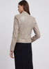 EMPORIO ARMANI  Biker jacket in glove-like nappa leather