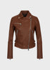 EMPORIO ARMANI  Multi-pocket nappa leather biker jacket