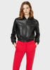 EMPORIO ARMANI  Lambskin nappa leather bomber with embroidered maxi eagle