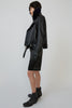 ACNE STUDIOS Leather biker jacket black