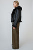 ACNE STUDIOS Shearling aviator jacket black / black