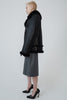 ACNE STUDIOS Shearling jacket black / black