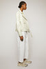 ACNE STUDIOS Biker jacket ivory white
