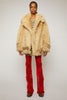 ACNE STUDIOS Shearling aviator jacket wheat beige/cream beige