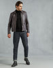 BELSTAFF COOPER LEATHER JACKET In Brown Nappa Leather