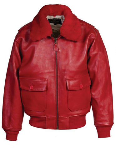 Schott NYC Lambskin "Wings of Gold" G-1 Flight Leather Jacket