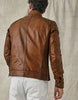 BELSTAFF GANGSTER 2.0 JACKET In Cognac Signature Hand-Waxed Leather