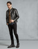 BELSTAFF GANGSTER 2.0 LEATHER JACKET In Black Hand-Waxed Leather