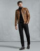 BELSTAFF GANGSTER 2.0 LEATHER JACKET In Burnish Gold Leather