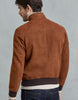 BELSTAFF HUGHES LEATHER JACKET In Chestnut Nappa Leather