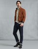 BELSTAFF HUGHES LEATHER JACKET In Chestnut Nappa Leather