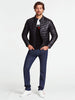 GUESS PADDED FAUX LEATHER PUFFER