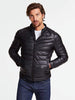 GUESS PADDED FAUX LEATHER PUFFER