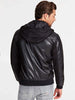 GUESS FAUX LEATHER BOMBER