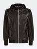 GUESS FAUX LEATHER BOMBER