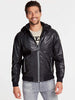 GUESS FAUX LEATHER BOMBER