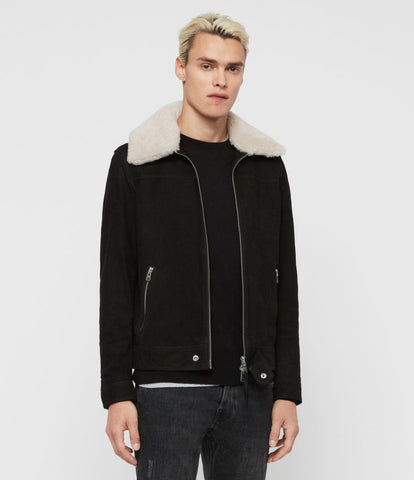 ALLSAINTS LOCK LEATHER JACKET