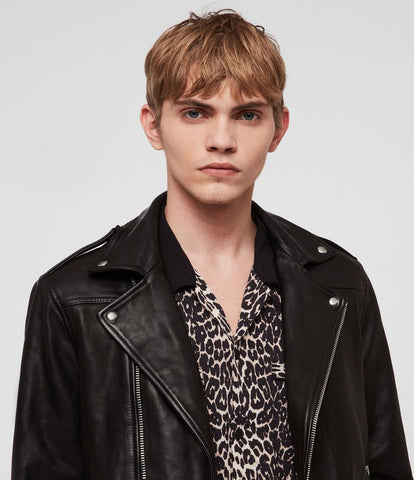 ALLSAINTS MANOR LEATHER BIKER JACKET