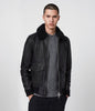 ALLSAINTS PHOENIX LEATHER AVIATOR JACKET