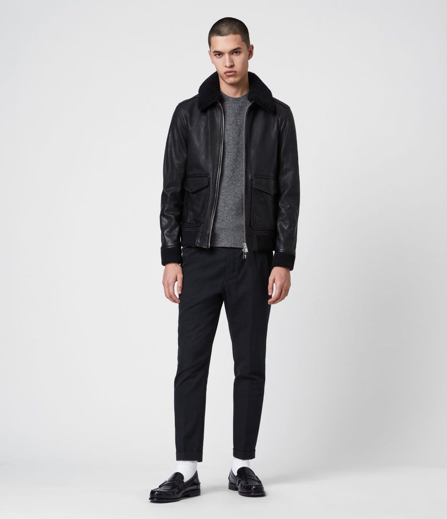 All saints clearance aviator jacket