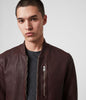 ALLSAINTS MASON LEATHER BOMBER JACKET