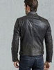 BELSTAFF OUTLAW LEATHER JACKET In Black Leather