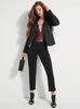 GUESS FAUX-FUR COLLAR MOTO JACKET