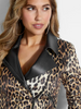 GUESS LEOPARD MOTO JACKET