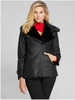 GUESS ABY SHEARLING MOTO JACKET