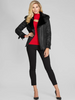 GUESS ABY SHEARLING MOTO JACKET