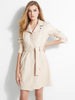GUESS SPINX FAUX-LEATHER TRENCH COAT